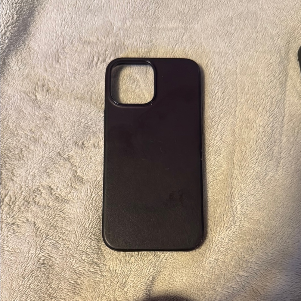 Apple leather purple Phone Case